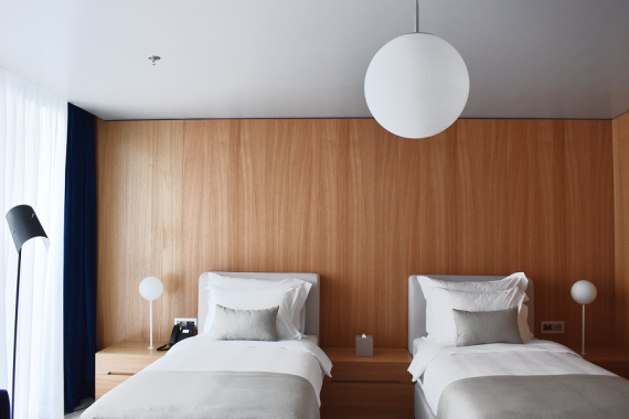 15. MET Boutique Hotel, hotelska soba, furnirane obloge i President kreveti, izvor: D2D INTERIJERI